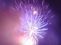 purple firework
